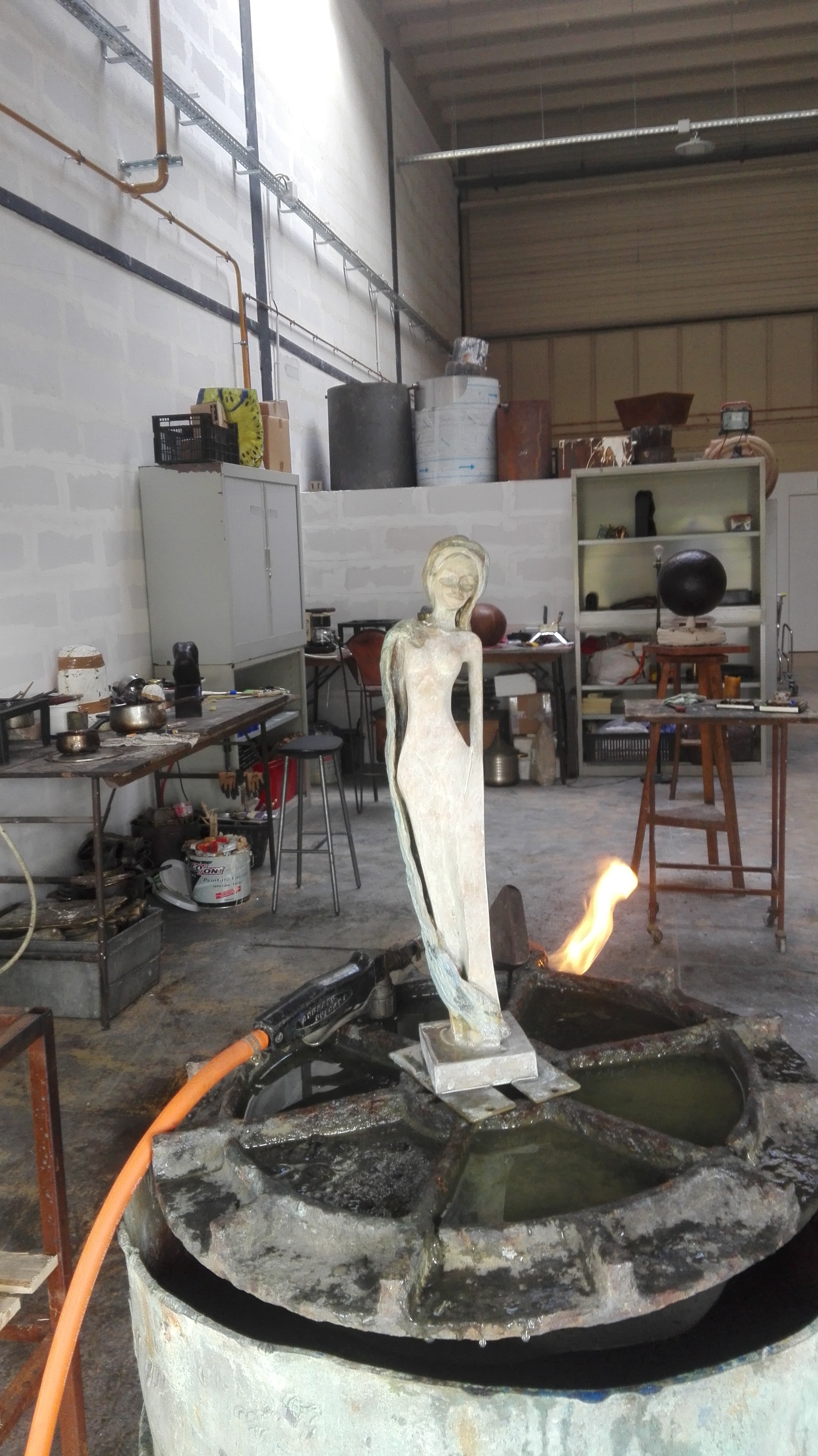 Patine d'une oeuvre en bronze Fonderie ArtCulture