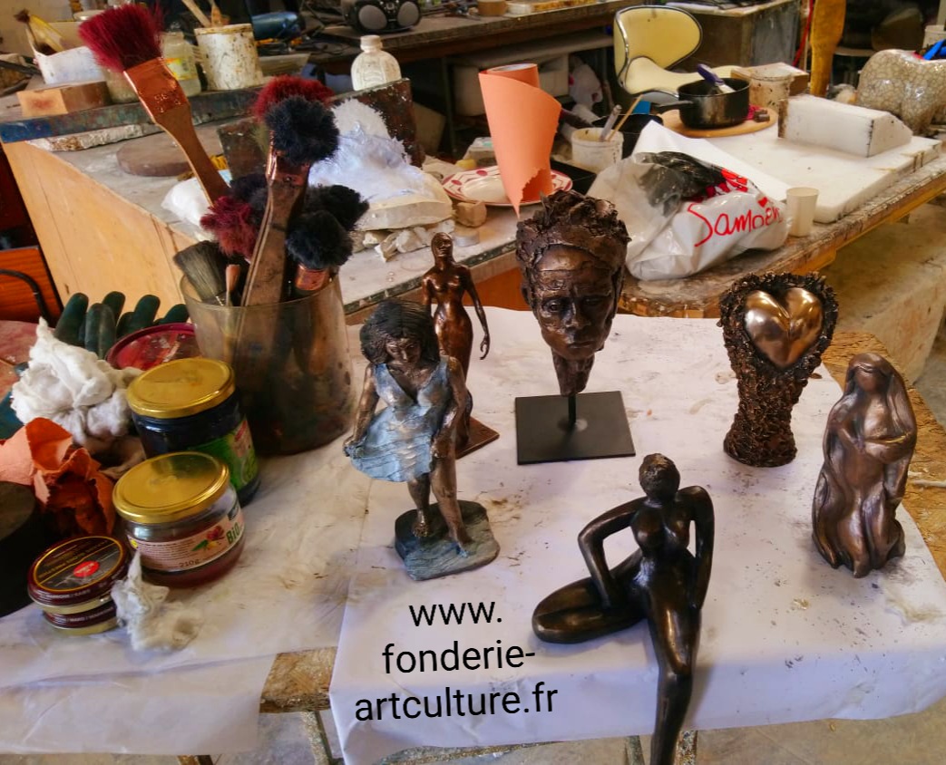 Stage modelage et réalisation bronze – 2021